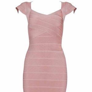 Herve Ledger Bandage Dress